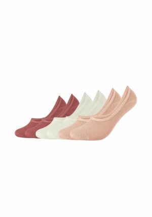 s.Oliver Füßlinge original invisible 6er Pack pink sand