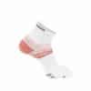 Salomon Quarter Socken running Predict 1er Pack Ochre White