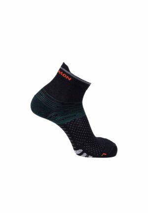 Salomon Quarter Socken running Predict 1er Pack Black Cherry Tomato