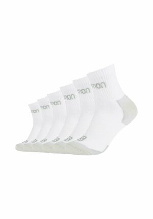 Salomon Quarter Socken mesh Ventilation Active 6er Pack White Grey