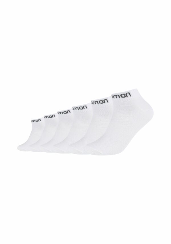 Salomon Sneaker Socken mesh Ventilation Life 6er Pack White Grey