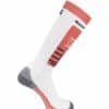 Salomon Socken ski S/ACCESS   1er Pack White/Garnet Rose