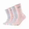 Skechers Tennis Socken Cushioned 4er Pack apricot melange