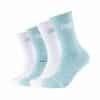 Skechers Tennis Socken Cushioned 4er Pack pastel turquoise melange