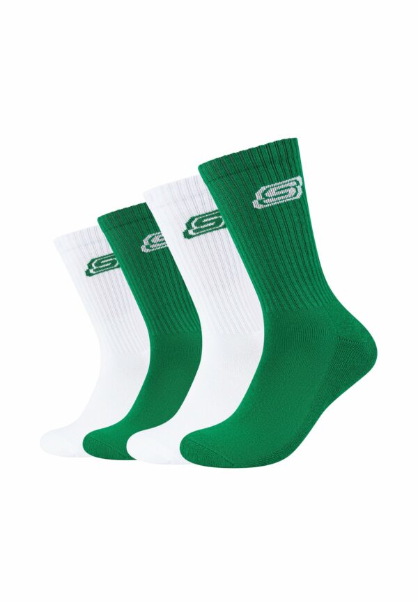 Skechers Tennis Socken Cushioned 4er Pack jolly green