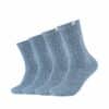 Skechers Kuschel-Socken Cozy für Damen 4er Pack stone mouliné