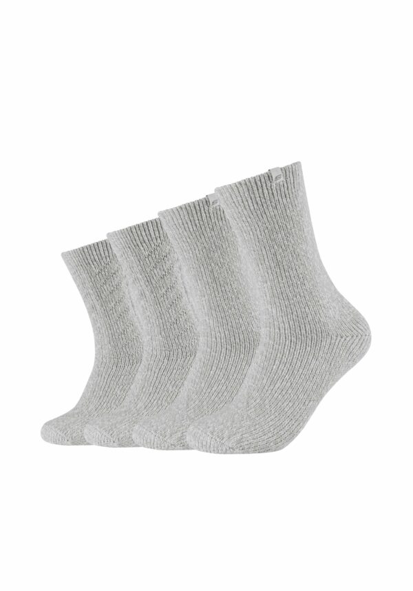 Skechers Kuschel-Socken Cozy für Damen 4er Pack fog mouline