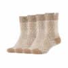 Skechers Socken Casual Cozy Jacquard 4er Pack offwhite mouline