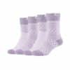 Skechers Socken Casual Cozy Jacquard 4er Pack orchid hush mouliné