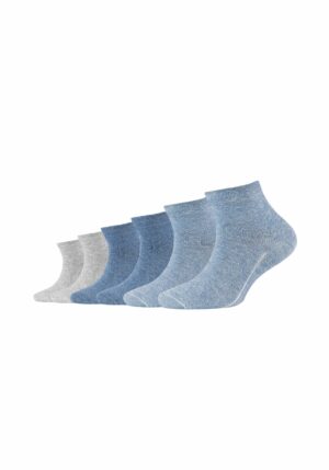 CAMANO Kinder Kurzsocken ca-soft 6er Pack Denim