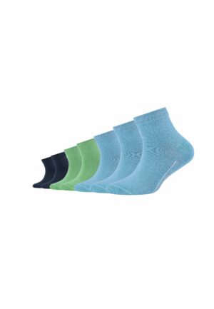 CAMANO Kinder Kurzsocken ca-soft 6er Pack baltic sea