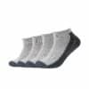 CAMANO Sneakersocken function 4er Pack grey melange