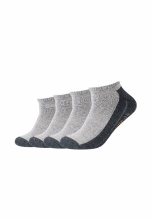 CAMANO Sneakersocken function 4er Pack grey melange