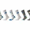 CAMANO Kinder Socken ca-soft Dinosaurier mit Bio-Baumwolle 6er Pack dark grey melange