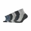 CAMANO Kinder Funktions-Kurzsocken Pro Tex 6er Pack dark grey melange