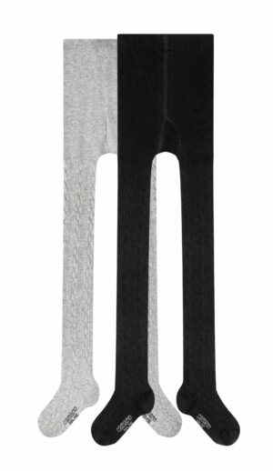 CAMANO Kinderstrumpfhose ca-soft organic cotton 2er Pack black