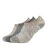 CAMANO ABS-Sneakersocken Warm-up 3er Pack taupe