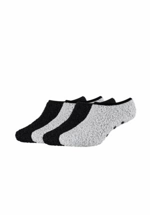 CAMANO ABS-Sneakersocken mit Recycled Polyester Cosy 4er Pack black