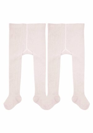 CAMANO Kinder Strumpfhose mit Bio-Baumwolle 2er Pack rosé