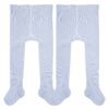 CAMANO Kinder Strumpfhose mit Bio-Baumwolle 2er Pack light blue