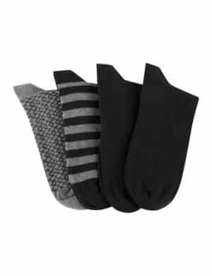 Adler Collection Kurzschaftsocken 4er Pack