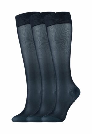 CAMANO Feinkniestrümpfe Compression&Active 80DEN 3er Pack navy