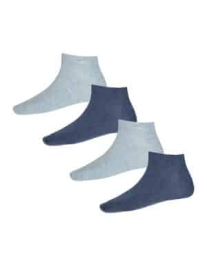 Adler Collection Sneakersocken 4er Pack