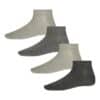 Adler Collection Sneakersocken 4er Pack