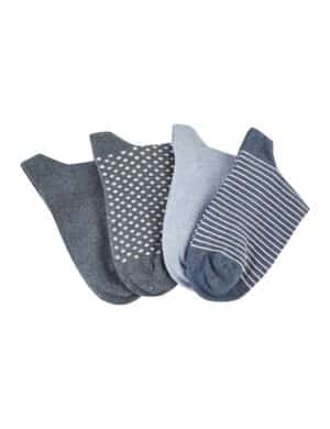 Adler Collection Sneakersocken 4er Pack