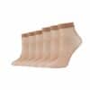 CAMANO Feinsöckchen Netz kurz 50 DEN 6er Pack make up