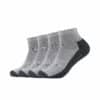 CAMANO Sport-Kurzsocken Pro-Tex-Funktion 4er Pack grey