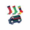 Fun Socks Kinder motifs Socken 3er Pack in Geschenkbox limoges