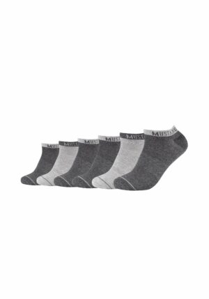 mustang Sneakersocken mit Bio-Baumwolle dark grey mix