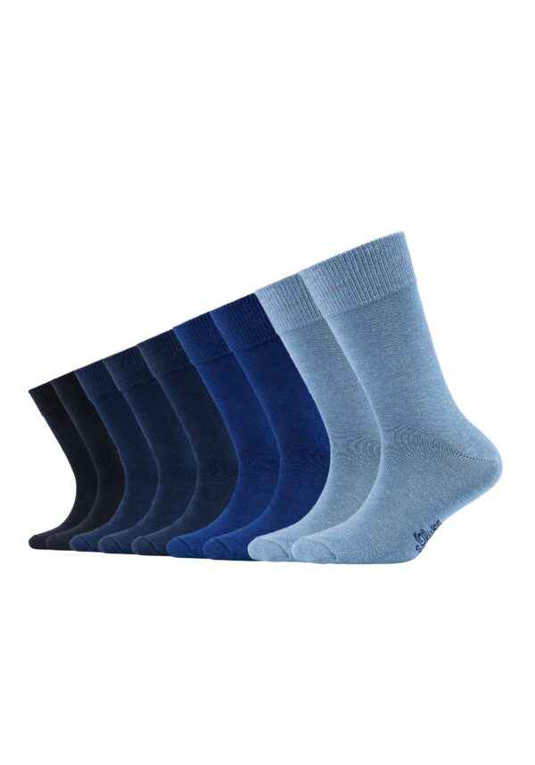 s.Oliver Kinder Socken Essentials 9er Pack blue