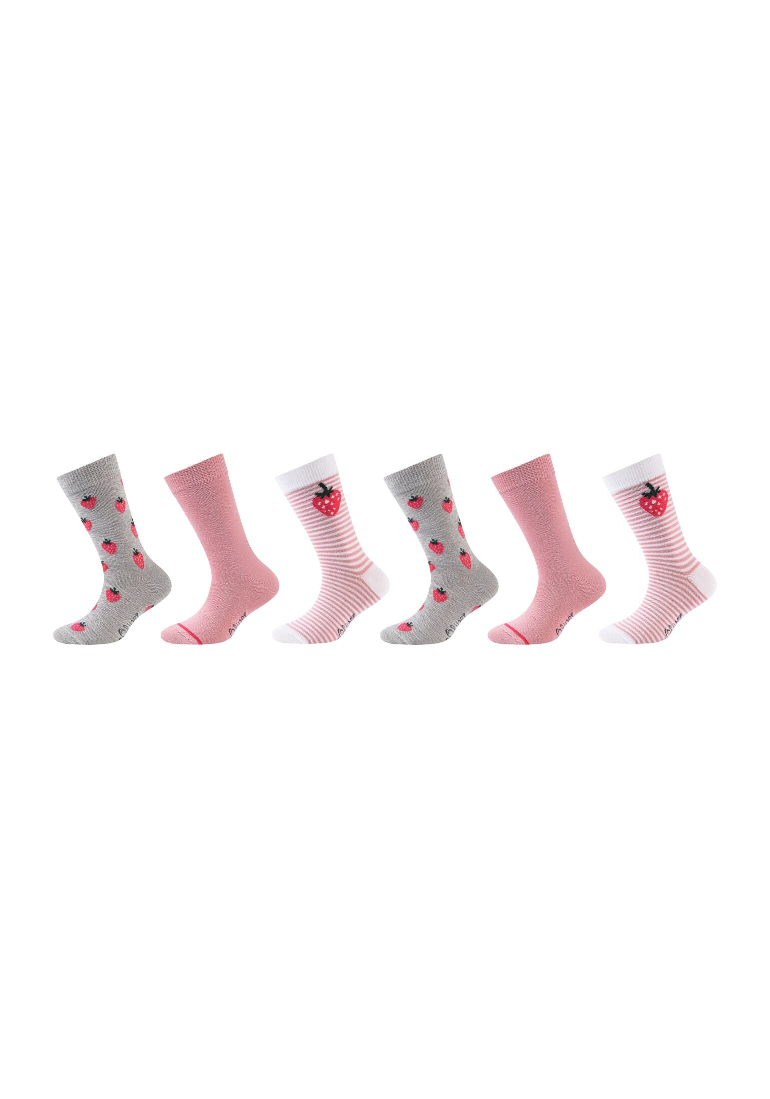 s.Oliver Kinder Socken originals Bio-Baumwolle Fruit 6er Pack sea pink
