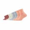 s.Oliver Kinder Kurzsocken Essentials 9er Pack peach nectar