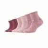 s.Oliver Kinder Kurzsocken Originals Bio-Baumwolle 6er Pack chalk pink mix