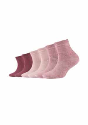 s.Oliver Kinder Kurzsocken Originals Bio-Baumwolle 6er Pack chalk pink mix