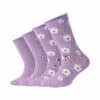 s.Oliver Kinder Socken Silky Touch Flower 4er Pack lavendula
