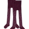 s.Oliver Kinderstrumpfhose originals organic patterned 2er Pack purple potion