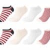 s.Oliver Sneakersocken Essentials gemustert 8er Pack faded rose