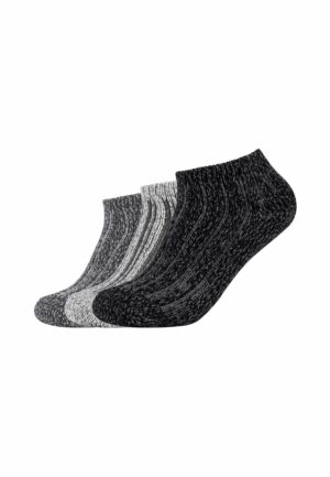 s.Oliver Sneakersocken hygge rib Sneaker in Box 3er Pack anthracite melange