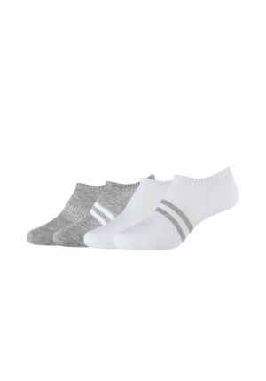 s.Oliver Sneakersocken gerippt 4er Pack white