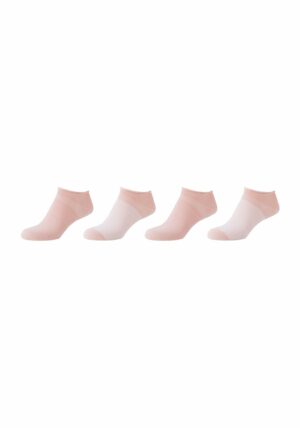 s.Oliver Sneakersocken originals striped rolled 4er Pack peachskin