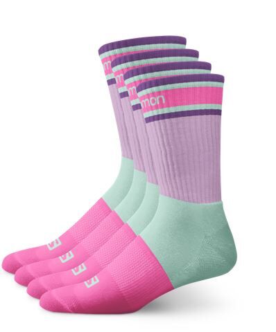 Salomon Kinder Sport Socken Cushioned 4er Pack Viola Honeydew kaufen bei