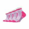 Salomon Kinder Sport Kurzsocken Cushioned 4er Pack Viola / Honeydew