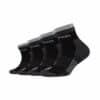Salomon Kinder Sport Kurzsocken Cushioned 4er Pack Black / Grey