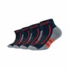 Salomon Kinder Sport Sneakersocken Cushioned 4er Pack Dress Blue/Tomato