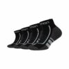Salomon Kinder Sport Sneakersocken Cushioned 4er Pack Black / Grey