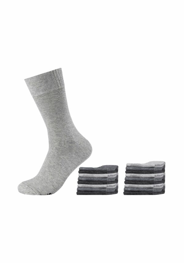 Skechers Multipack Herren Socken Casual 18er Pack light grey melange